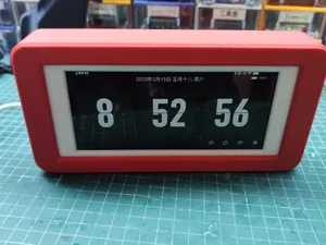 旧手机时钟The old phone was changed to a digital clock