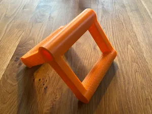V-grip handle for 1" straight bar