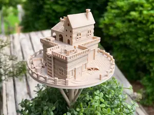 Baumhaus Villa Pflanzendeko für Blumentopf