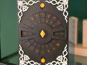 Nordic Rune Lock Diary Box Book Safe puzzle