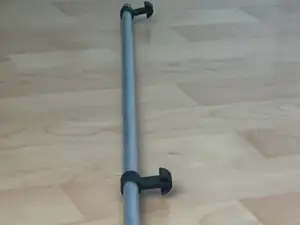 TPU Abstandshalter an 12mm Alurohr für Klimaanlage