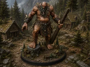 Giant with tree