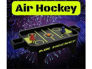 Air Hockey - The Ultimate Compact Tabletop Game!
