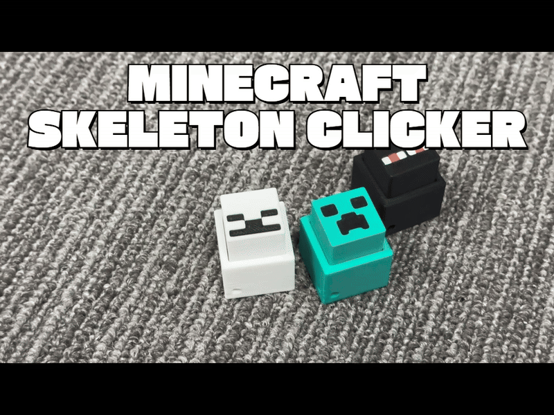 Minecraft Skeleton Fidget Clicker