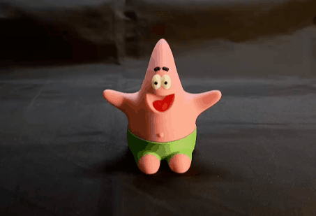 Rotating fidget Patrick Star