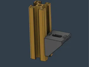Angolare per profilo alluminio 30x30 