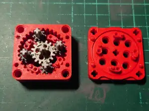 Stackable Planetary reduction with Technic gears