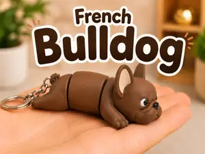 Cute French Bulldog – Flexi Print-in-Place Toy