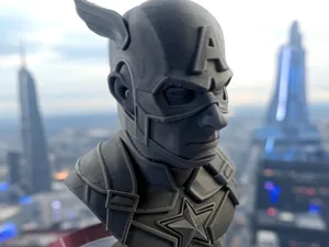 Buste Captain America