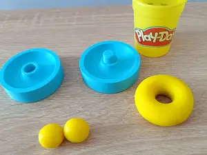 Play doh ball maker and donuts