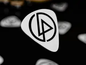 Linkin Park Guitar pick 3D logo