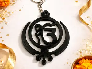 Khanda keychain, Sikhism