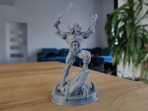 Lionman inspired figurine