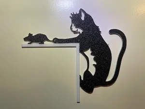 window-door-corner-doorframe-doorplate-wall-cat