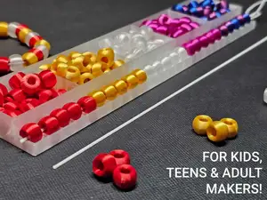 Friendship Bracelet Maker | trays & bead needles