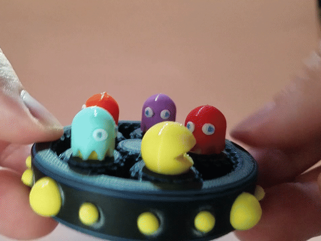 Pacman Gear Fidget Spinner