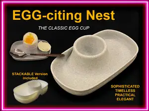 Egg Cup - EGG-citing Nest