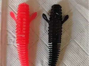 Soft bait mold, produces 4 pieces per injection