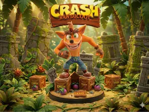 Crash Bandicoot Jungle Diorama