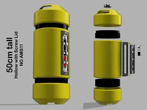 Scream Canister from Monsters Inc-Hollow Screw Lid