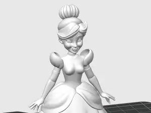Cinderela/Cinderella-Disney Princess-by Modeliza3D