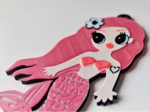 Karol G's mermaid  keychain