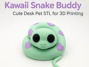 Kawaii Snake mothers day – Cute Desk Pet NO AMS