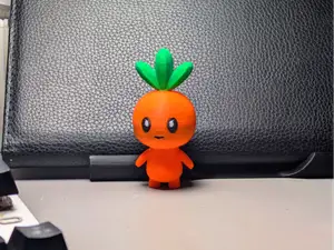 Cute mini Carrot buddy figurine