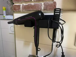 Hairdryer and Hairbrush Wall Mount