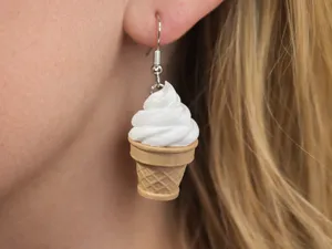 Ice Cream Cone Earrings