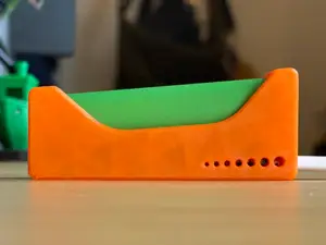 18650 charger case parametric for battery contacts