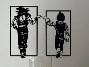 Wall decor Son Goku and Vegeta