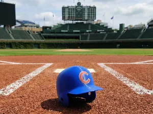Miniature Chicago Cubs Baseball Helmet (AMS Ready)