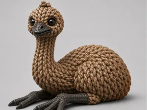 Knitted Emu