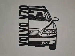 VOLVO V70 – Silhouette Wall Art