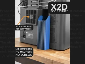 Fast X2D/P2S Poop Chute