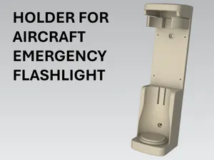Holder for Aircraft Emergency Flashlight (Replica)