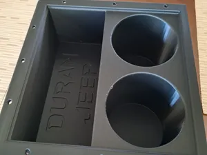 Consola Porta Vasos para Jeep - PLA + Forro TPU