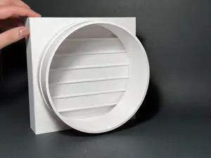 Exhaust vent with dampers for 8inch (20cm) pipe