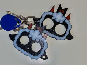 Lamb-stet Keychain - Cult of the Lamb