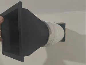 120mm Fan Wall Mount – 100mm Round Duct Adapter
