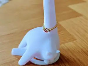 Cat Licking Rear Ringholder
