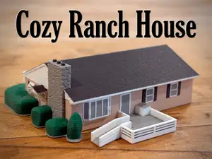 Cozy Ranch House - N Gauge Scale