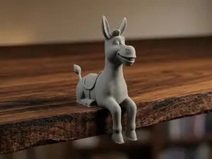 Shrek Donkey Sitter Buddy Desk Toy Shelf Hanger