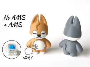 SKZOO Stray Kids Wolf Chan Clicker