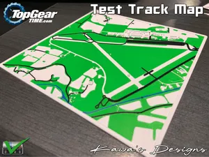 Top Gear Test Track Map
