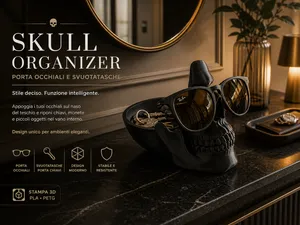 Skull Organizer - Teschio portaoggetti