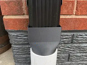 3x4 Downspout Drainage Adapter to 4 inch PVC