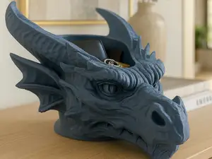 Dragon Head Catchall Bowl –  Sculptural Organizer
