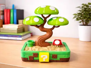 Mario-Inspired Bonsai 马里奥主题盆景